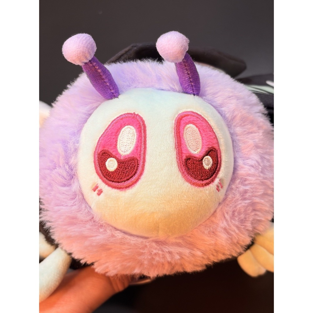 Squishable Poison Hawkmoth Plush Stuffed Animal Purple Insect Butterfly Moth 6" - Picture 11 of 13